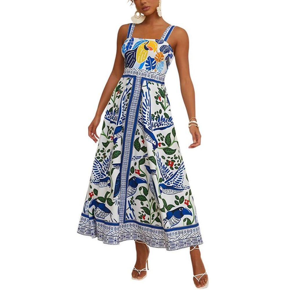 Camila Blanco Womens  Maxi Dress